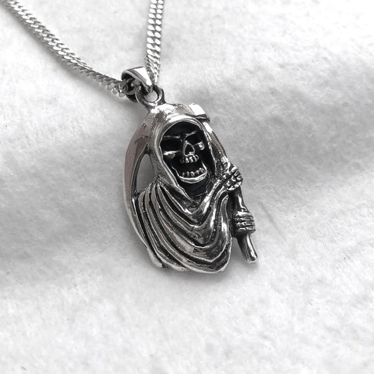 Grim Reaper Skull Pendant/Necklace