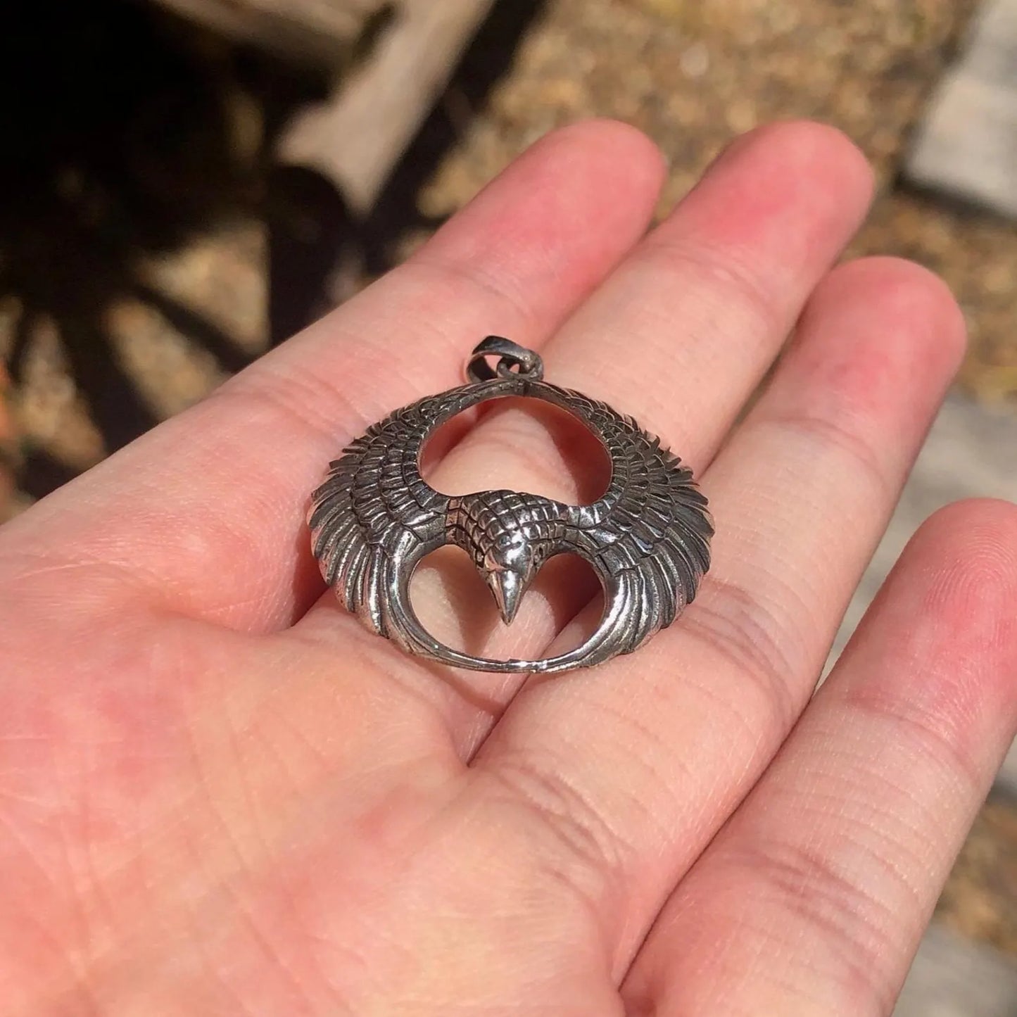Phoenix Mythical Creature Fire Bird Pendant/Necklace