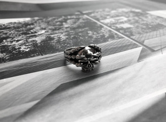 Biker Skull Ring