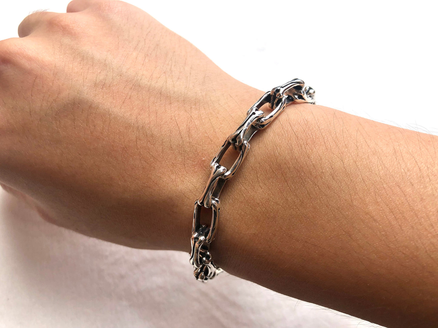 Skull Skeleton Bones Chain Bracelet