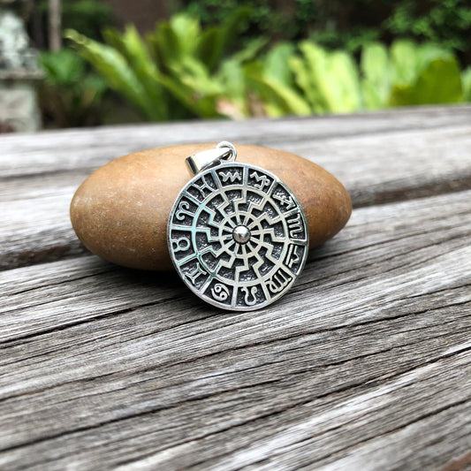 Zodiac Horoscope 12 Astronomy Star Pendant/ Necklace