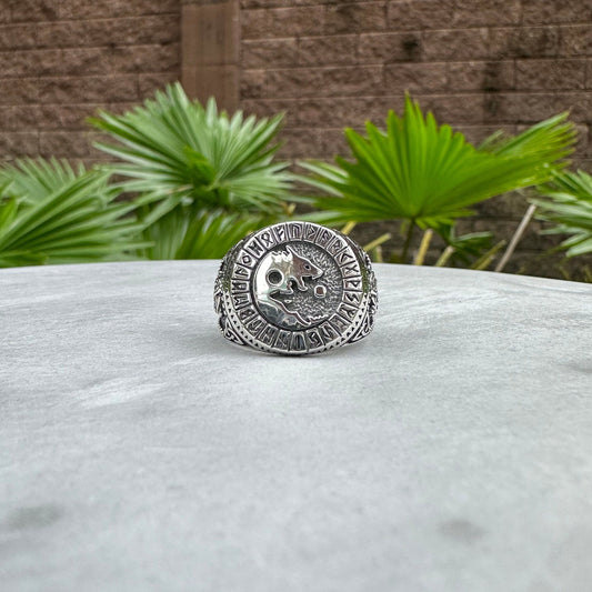 Fenrir Viking Wolf God Rune Ring