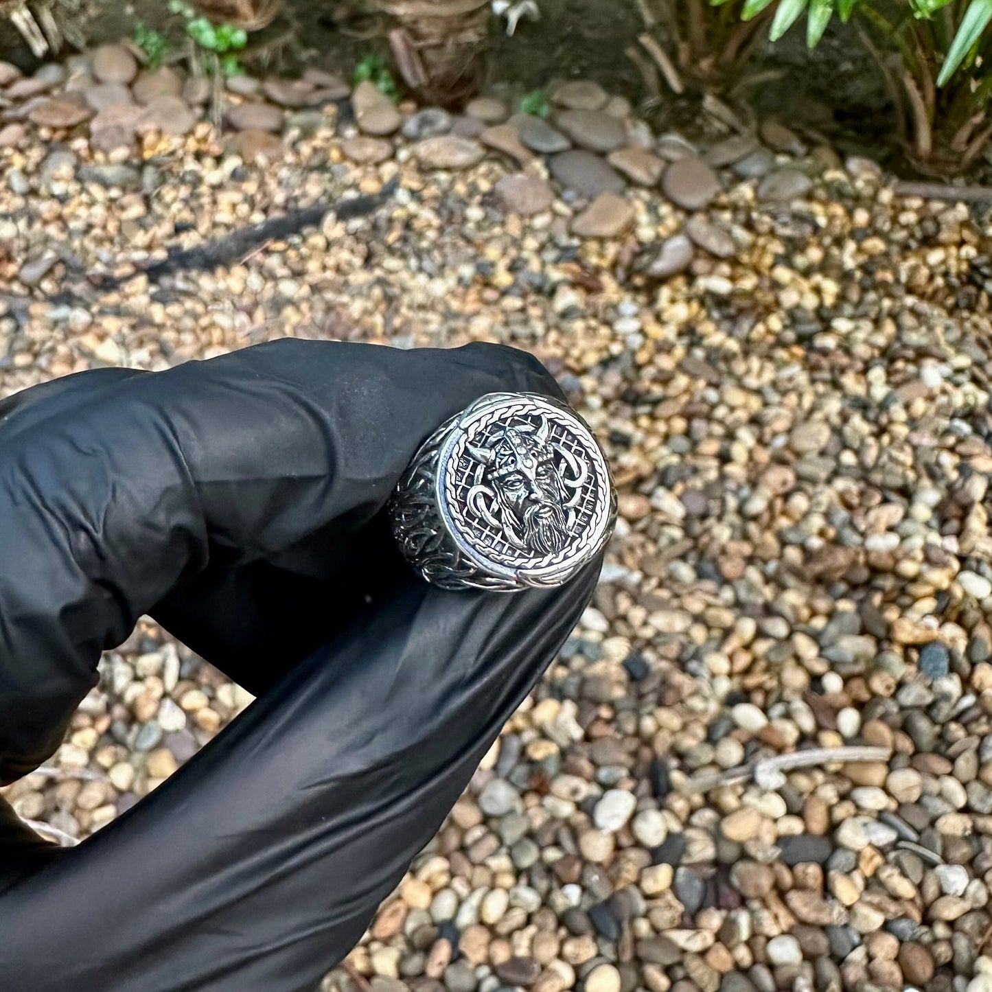 Viking God of Thunder Celtic Knot Design Ring