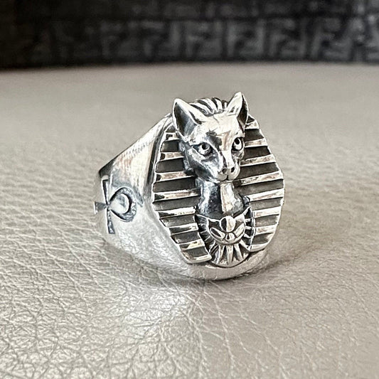 Bastet Egyptian Goddess of Protection Ancient God Ring