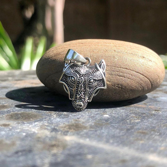 Fenrir Celtic Viking Wolf Monster God Charm