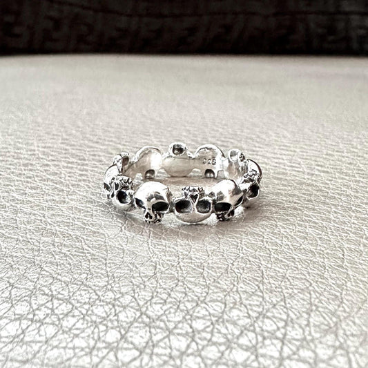 Skull Punk Gothic Pirate Bones Biker Skeleton Ring