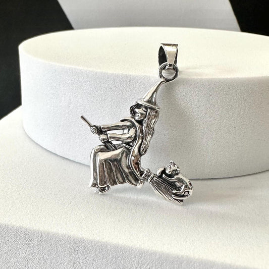 Witch Broom Pendant/Necklace