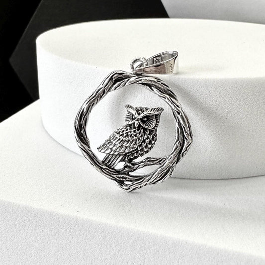 Owl Bird Pendant/Necklace