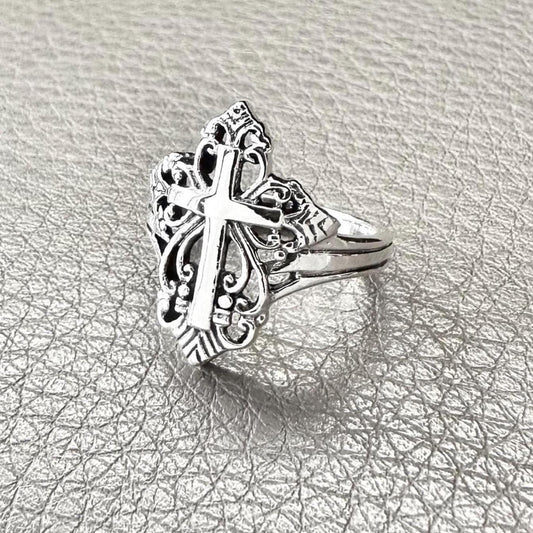 Cross Jesus Christ Crucifix God Cross Ring