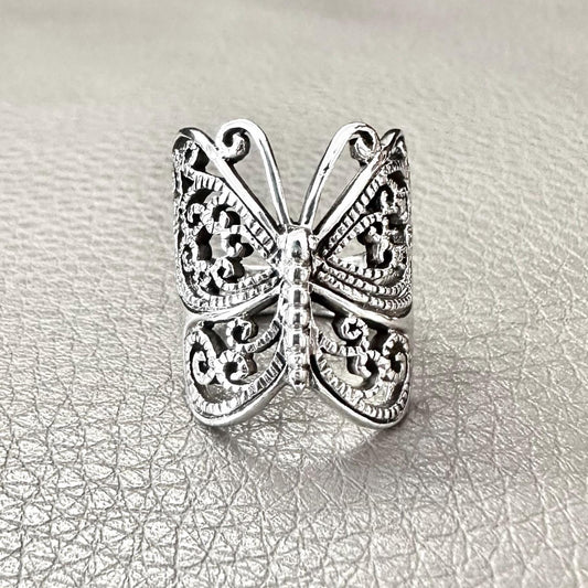 Butterfly Flying Insect Women Ring