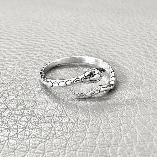 Bohemian Snake Serpent Cobra Ouroboros Ring