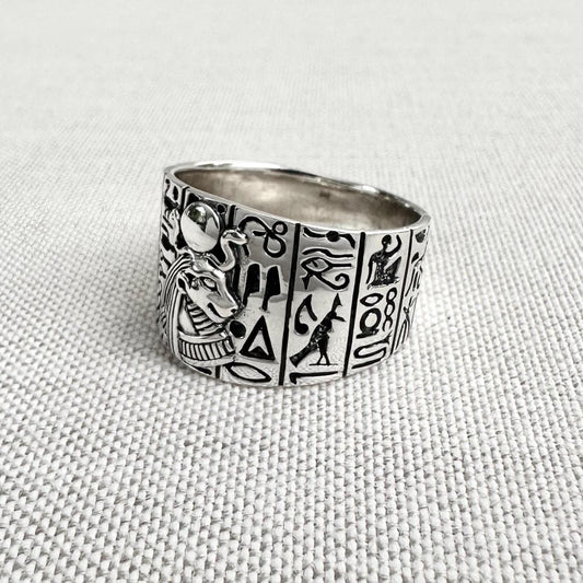 Sekhmet Egyptian Goddess Lion Deity Ring