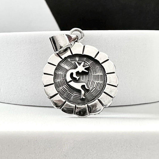 Hopi Kokopelli Indian Native American Deity Pendant/Necklace