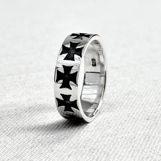 Templar Cross Knight Seal Catholic Crusader Ring