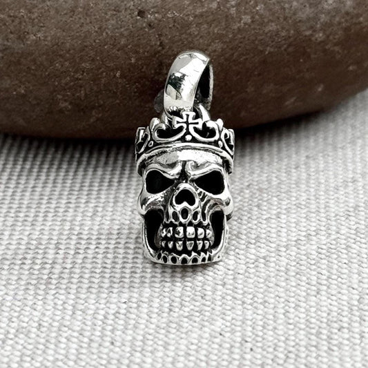 Small Skull Punk Gothic Biker Pendant/Necklace