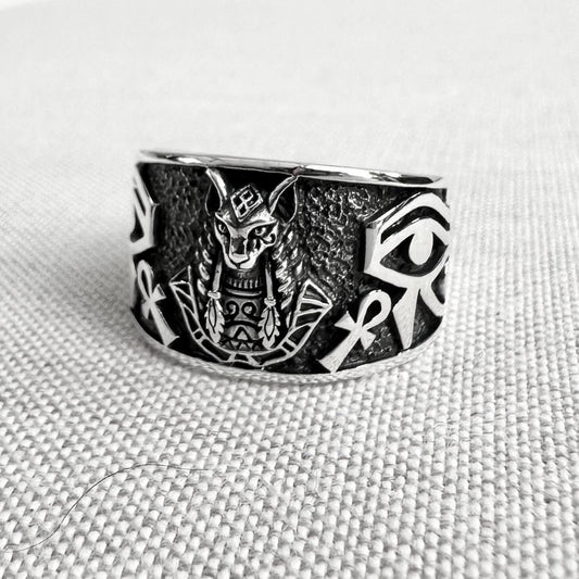 Bastet Egyptian Goddess Cat Ring
