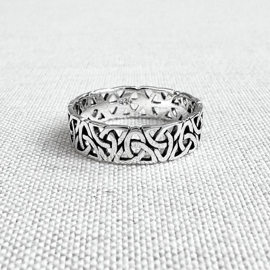 Triquetra Viking Celtic Trinity Knot Ring