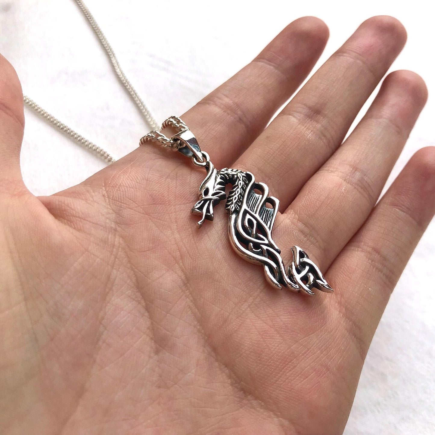 Mythical Viking Dragon Pendant/Necklace