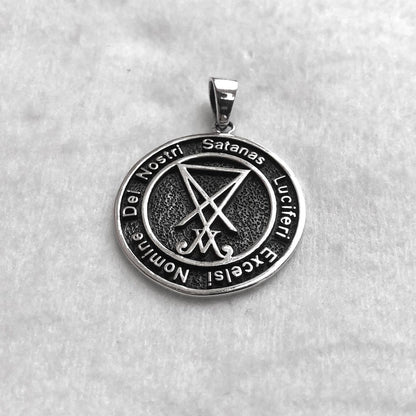 Lucifer Sigil Satanic Seal Pendant/Necklace