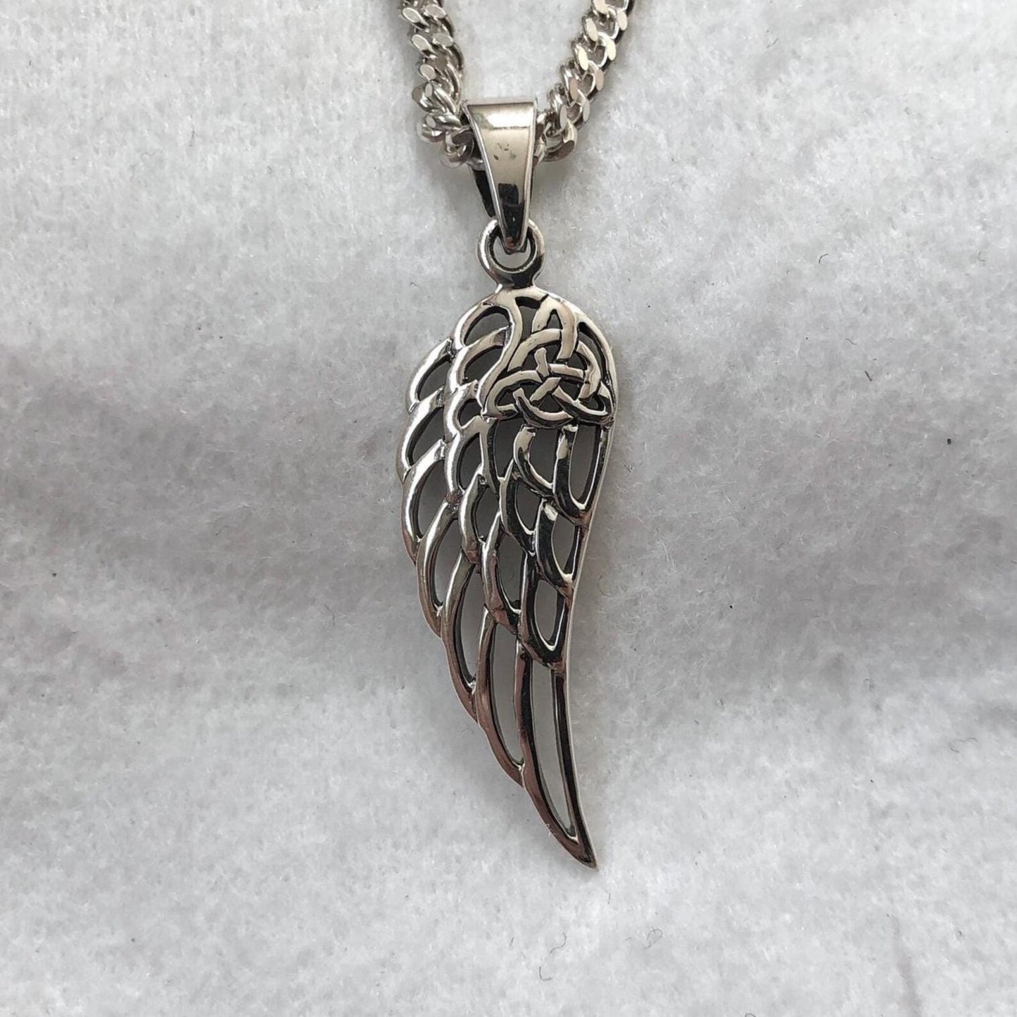 Angel Wing Feather Pendant/Necklace