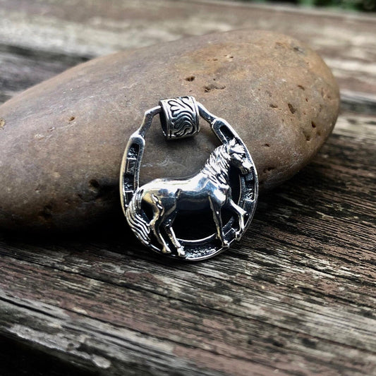 Horseshoe Lucky Charm Pendant