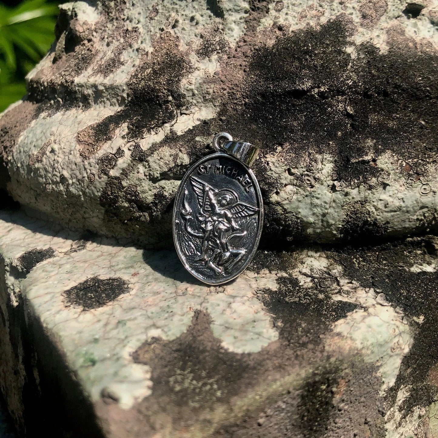 Archangel Saint Michael Christian Guardian Angel Pendant/Necklace