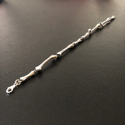 Bones Skeleton Punk Gothic Chain Bracelet