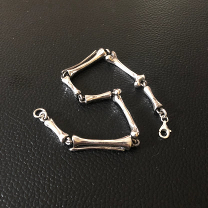Bones Skeleton Punk Gothic Chain Bracelet