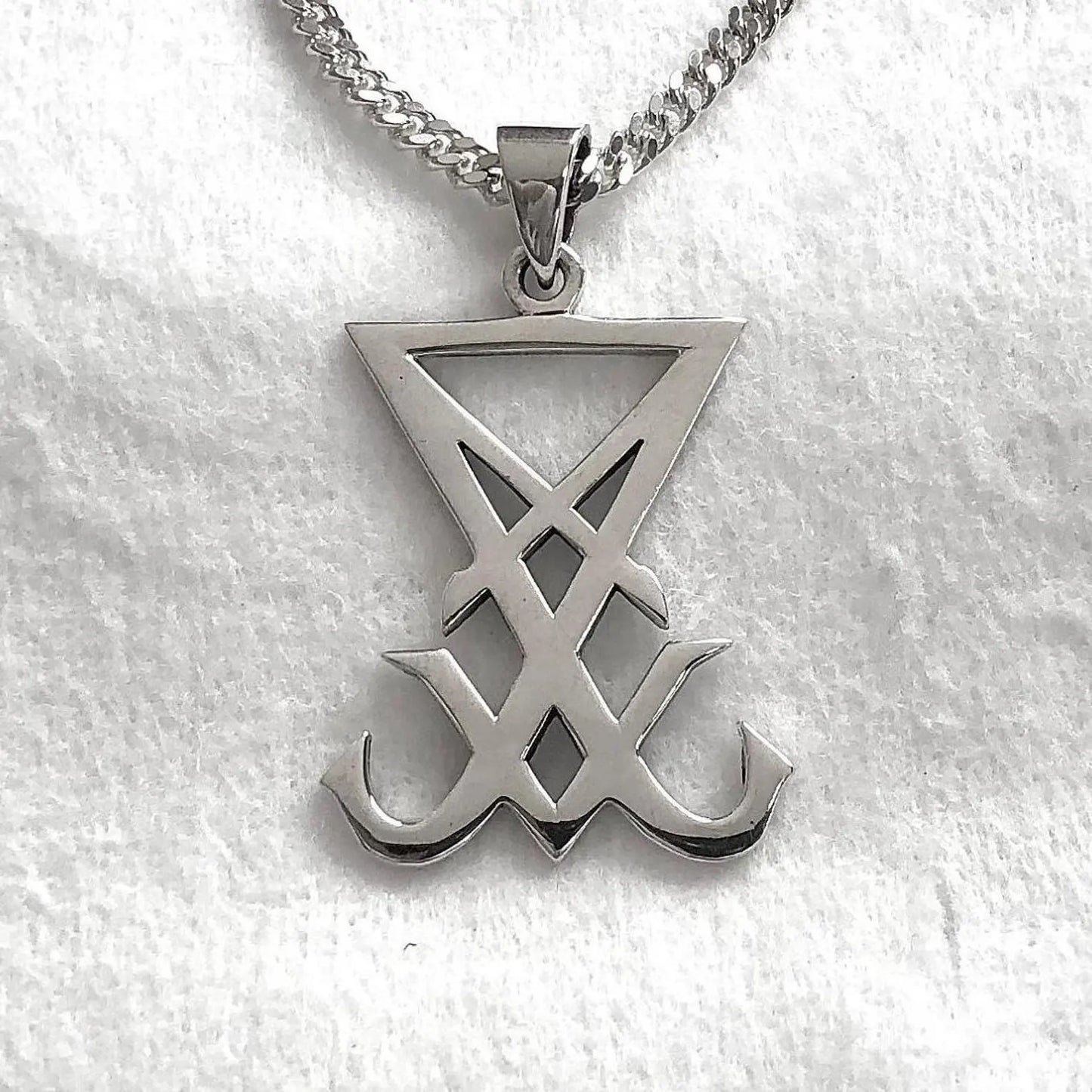 Lucifer Sigil Satanic Seal Pendant/Necklace