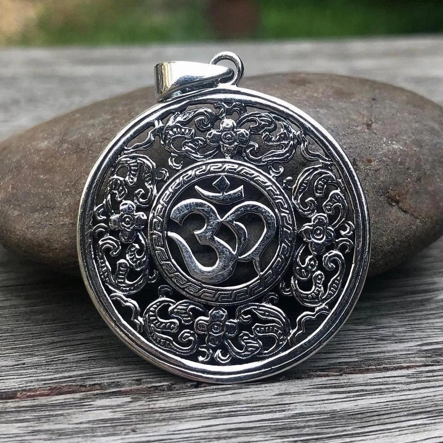 Ohm Mandala Buddhism Hindi Pendant/Necklace