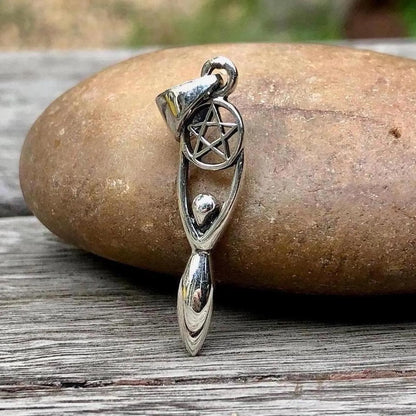 Triple Moon Goddess Pendant/Necklace