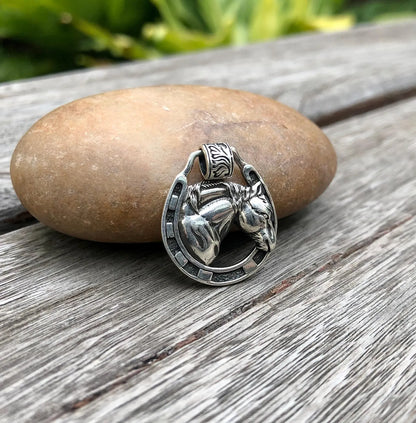 Horseshoe Lucky Charm Pendant