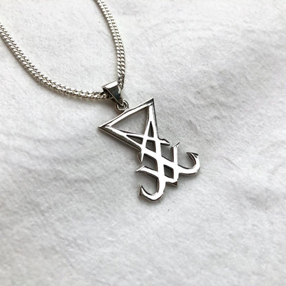 Lucifer Sigil Satanic Seal Pendant/Necklace