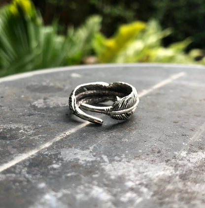 Bird Feather Eagle Native American Ring