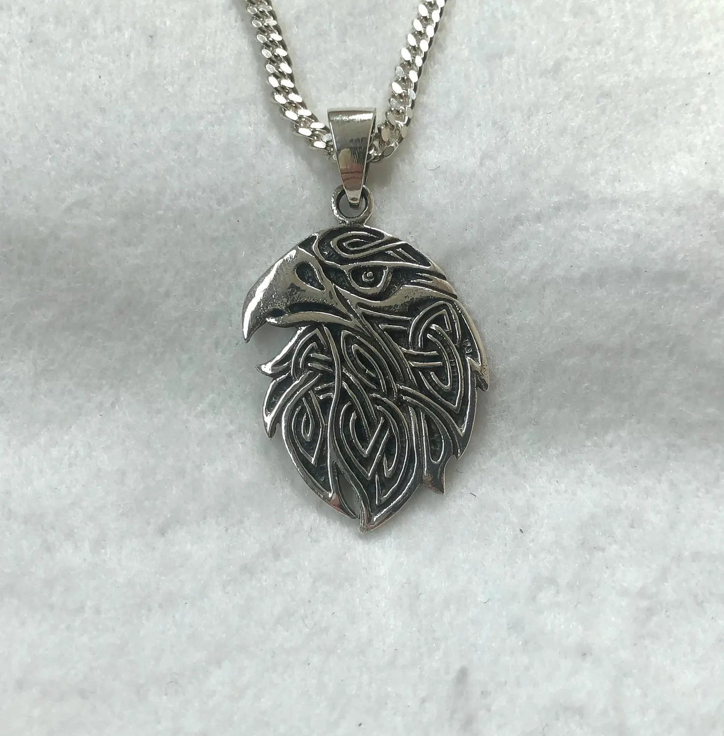 Raven Crow Viking Odin Bird Pendant/Necklace