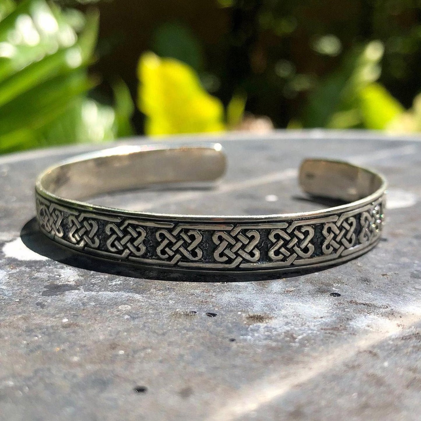 Celtic Infinity Knot Viking Cuff Bracelet