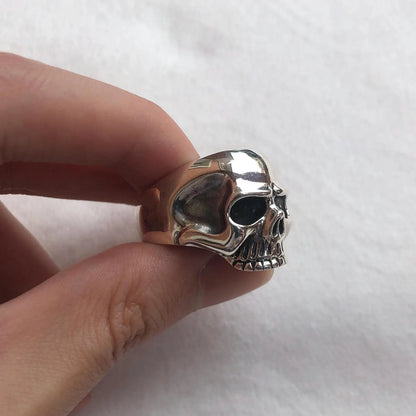Heavy Skull Gothic Skeleton Ring