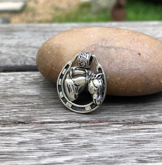Horseshoe Lucky Charm Pendant
