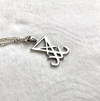 Lucifer Sigil Satanic Seal Pendant/Necklace