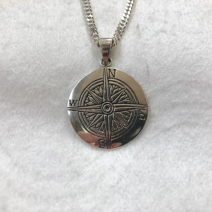 Compass North Star Sailor Pendant/Necklace