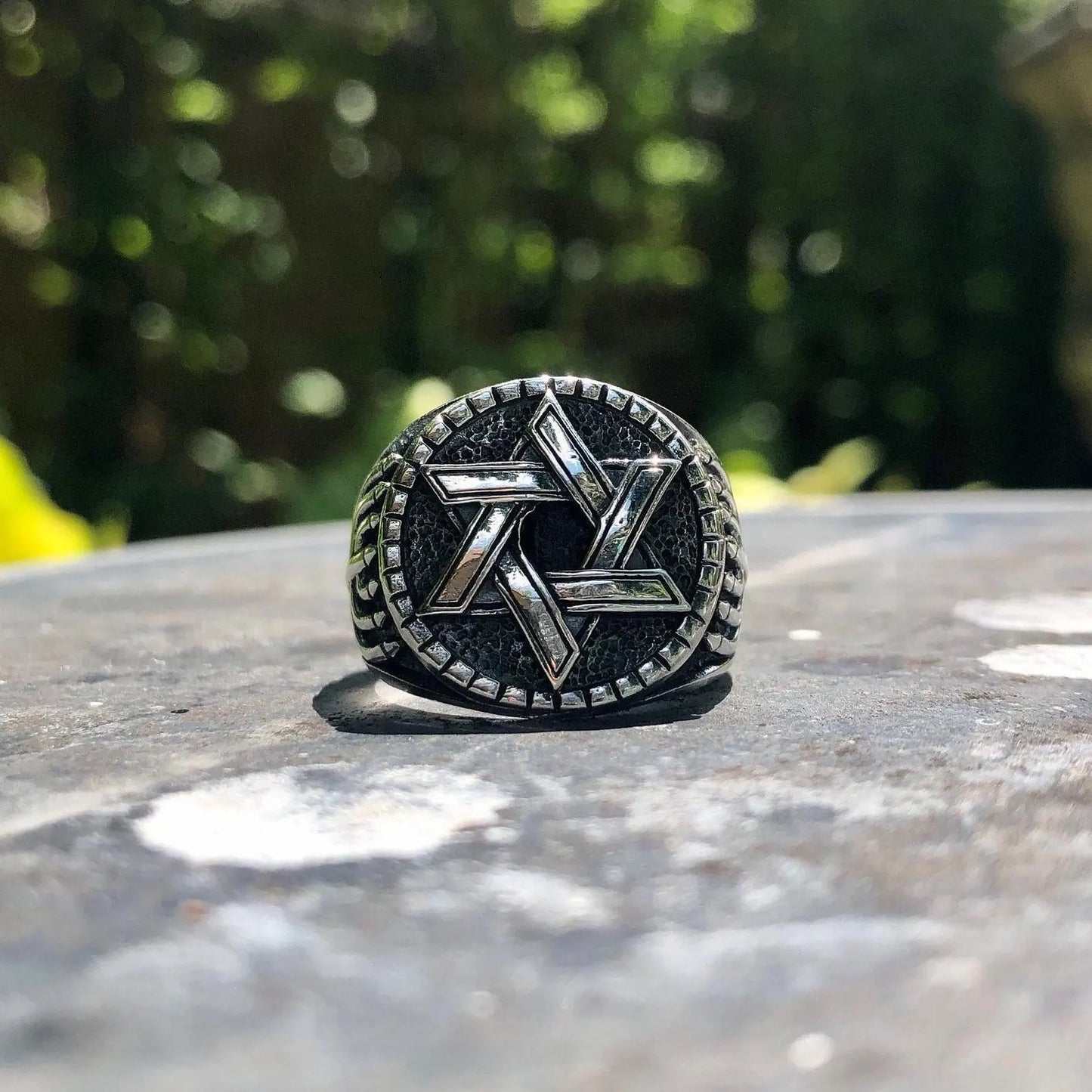 Star of David Hebrew Jewish Ring