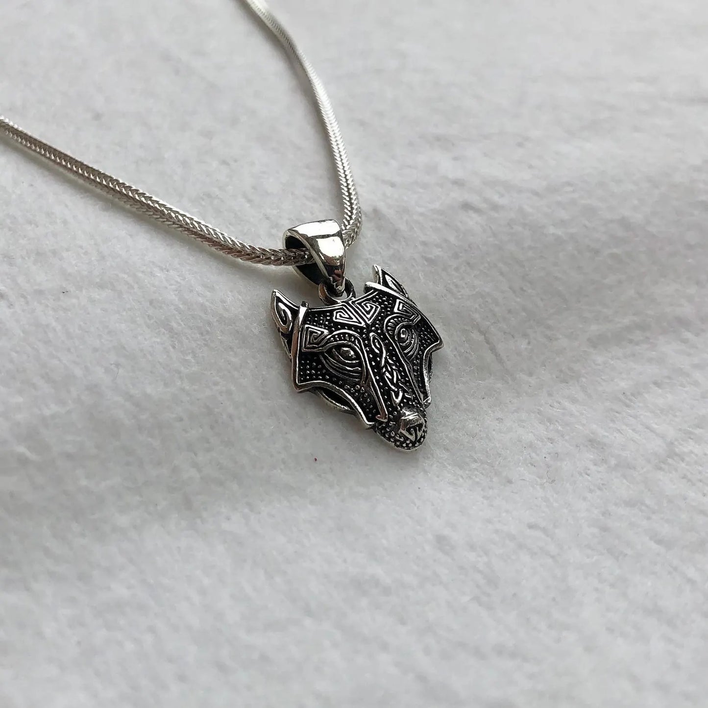 Fenrir Viking Wolf Charm