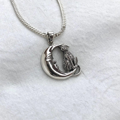 Crescent Moon Wiccan Pendant/Necklace