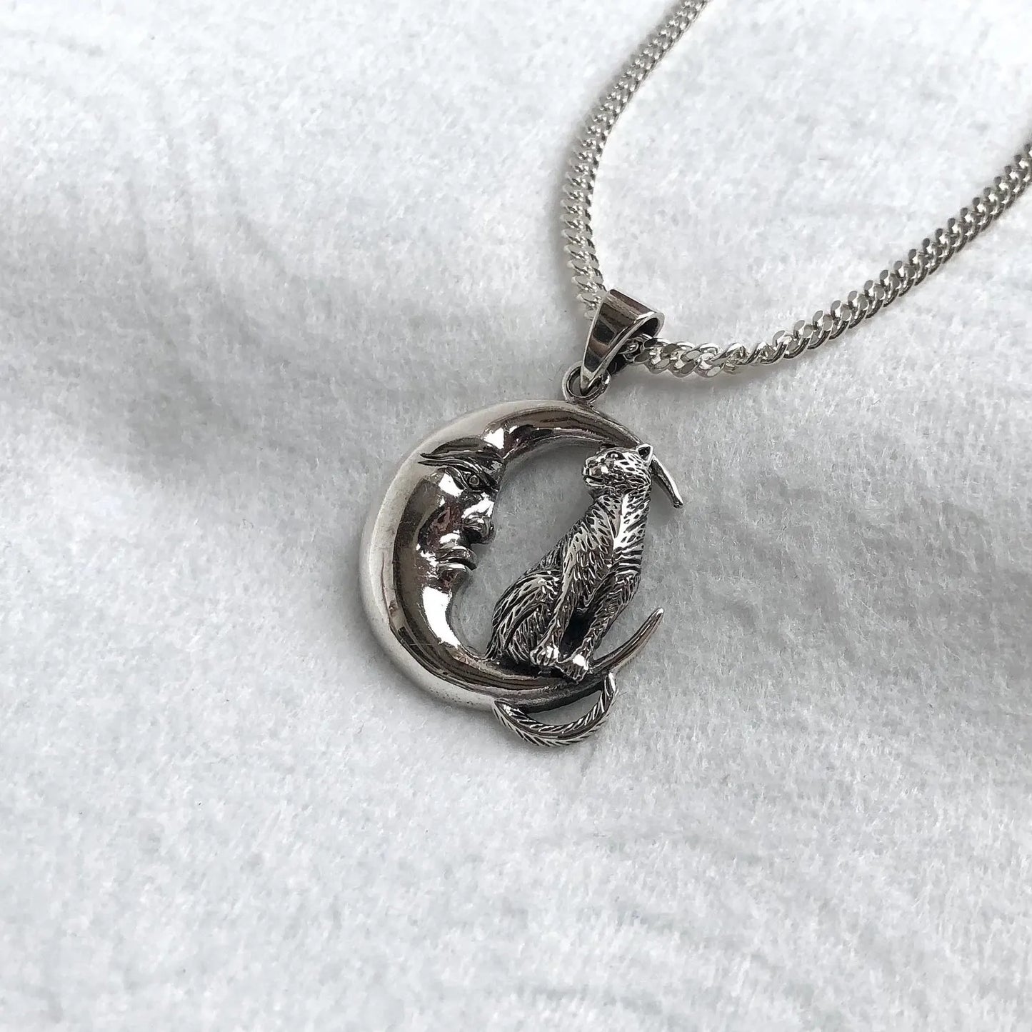 Crescent Moon Wiccan Pendant/Necklace