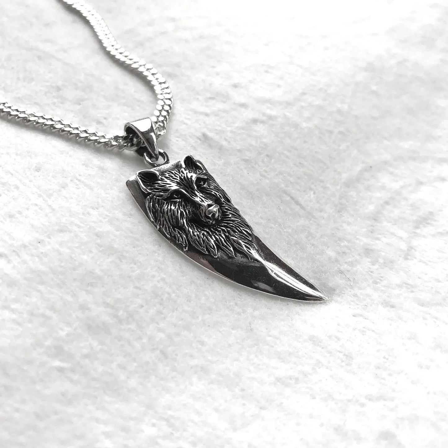 Fenrir Fang Viking Wolf Pendant/Necklace