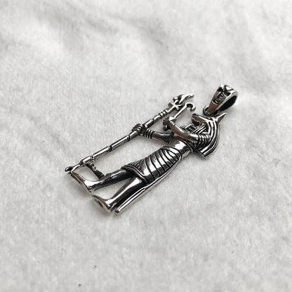 Anubis Egyptian God Jackal Deity Pendant/Necklace