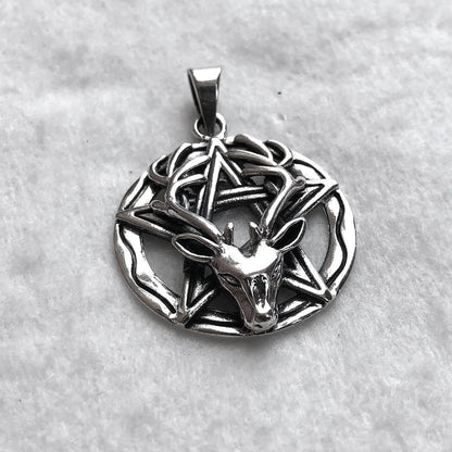 Eikthyrnir Viking Deer God Pendant/Necklace