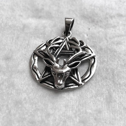 Eikthyrnir Viking Deer God Pendant/Necklace
