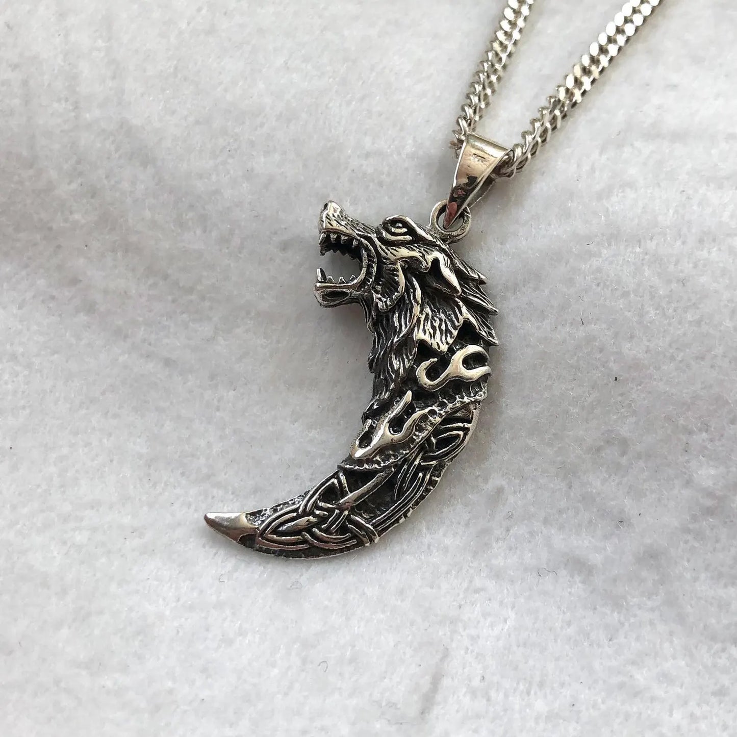 Fenrir Fang Viking Wolf Pendant/Necklace