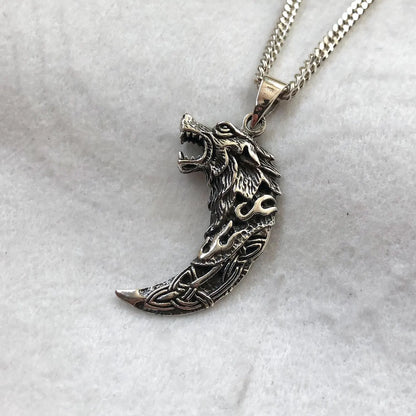 Fenrir Fang Viking Wolf Pendant/Necklace